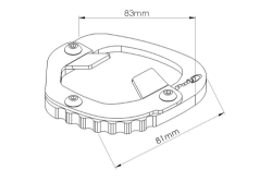 Afbeeldingen van Zijstandaard vergroter Puig diverse Yamaha Tenere 700 modellen
