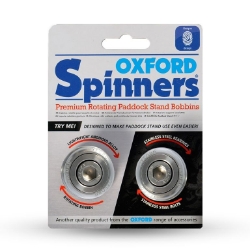 Afbeeldingen van Bobbin-kit 'Spinners' M10x1,25 zilver Oxford