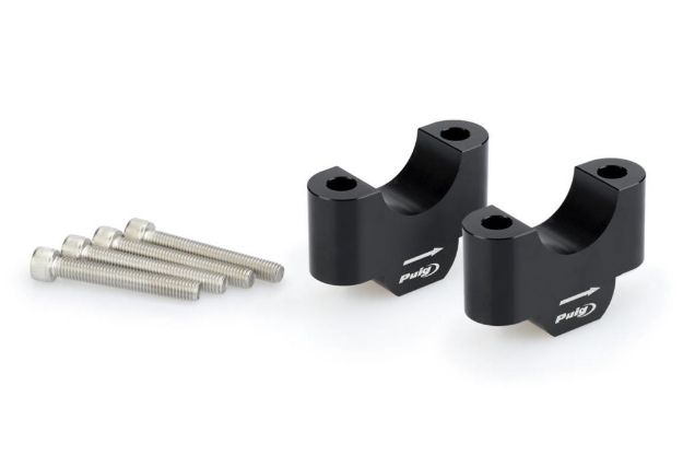 Afbeeldingen van Stuurverhogers 30mm zwart Puig BMW R1200GS / R1250GS / Adventure