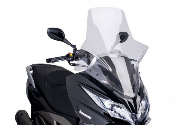 Afbeeldingen van Vervangingsruit V-Tech Line Touring Kawasaki J125 '16-/ J300 '14-16 transparant