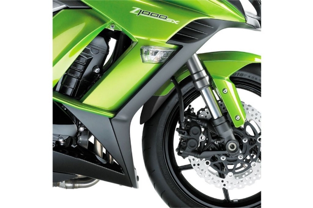 Afbeeldingen van Voorspatbord verlenger Puig zwart Kawasaki Z900 ’17-'24