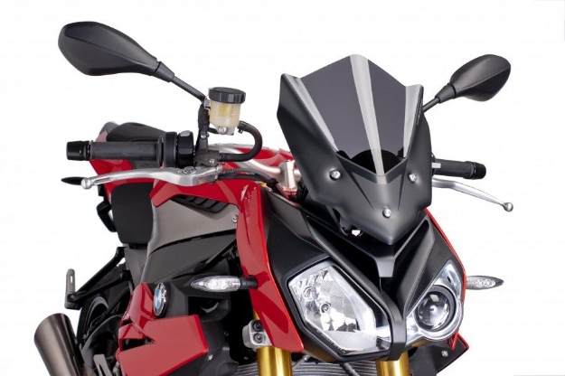 Afbeeldingen van Vervangingsruit naked bike Puig BMW S1000R '14-20 donker getint
