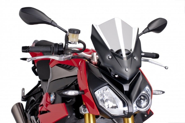 Afbeeldingen van Vervangingsruit naked bike Puig BMW S1000R '14-20 transparant