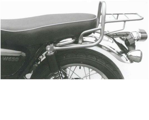 Afbeeldingen van Topdrager chroom Hepco&Becker Kawasaki W650/W800