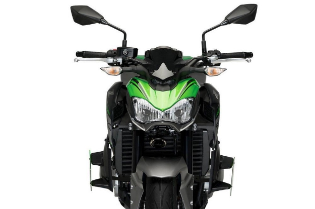 Afbeeldingen van Side Spoiler Downforce Naked van Puig voor de Kawasaki Z900 '17-19