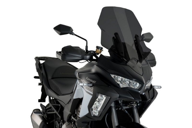 Afbeeldingen van Vervangingsruit touring Puig Kawasaki Versys 1000 '19-24 / 1100 '25- donker getint