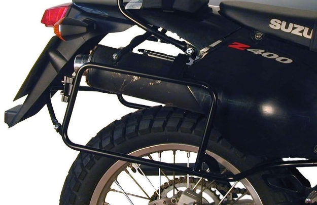 Afbeeldingen van Kofferrek zwart Hepco&Becker Suzuki DR-Z400 '00-