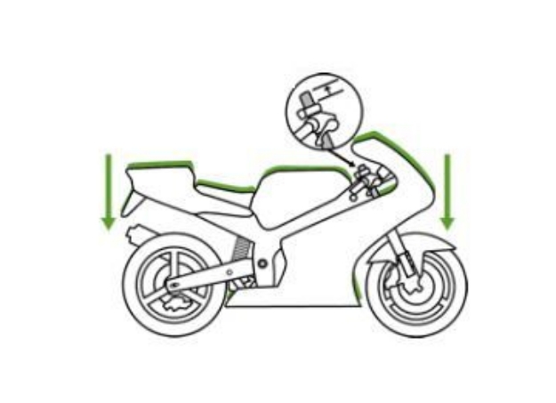 Afbeeldingen van Verlaging set 40mm Yamaha TDM850 '91-14