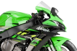 Afbeeldingen van Side Spoiler Downforce Sport Puig Kawasaki ZX10-R / SE / RR '11-20 - zwart