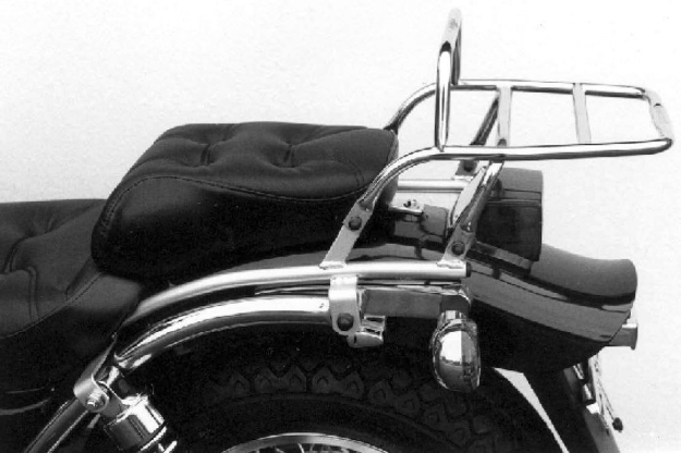 Afbeeldingen van Topdrager chroom Hepco&Becker Suzuki VS1400 Intruder '87-'96 (MET originele sissybar)