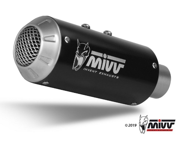 Afbeeldingen van MIVV MK3 RVS black Suzuki GSX-R125 / GSX-S125 '17-