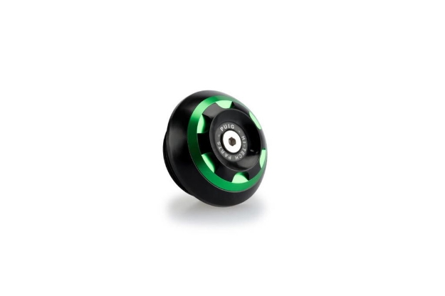 Afbeeldingen van Olievuldop model Track voor diverse Kawasaki modellen Puig zilver