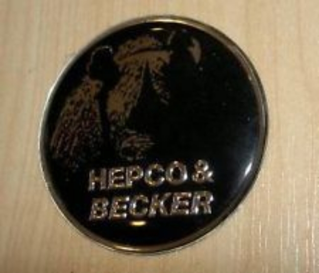 Afbeeldingen van Logo Hepco&Becker rond 32mm (per stuk)