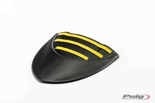 Afbeeldingen van Achterspatbord verlenger mat zwart voor het originele spatbord Triumph Tiger 1050 '07-'11