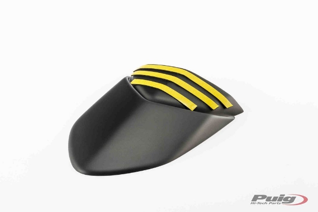 Afbeeldingen van Achterspatbord verlenger mat zwart voor het originele spatbord Triumph TIGER SPORT '13-'21