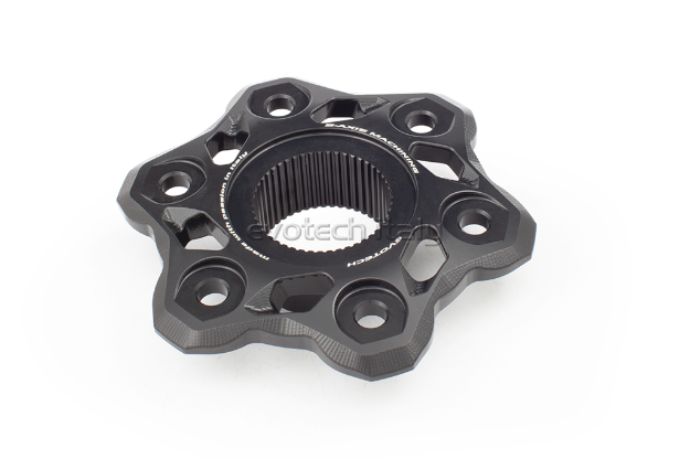 Afbeeldingen van Tandwieldrager aluminium Evotech Ducati Panigale V4/ R