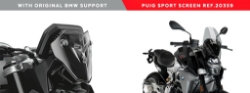 Afbeeldingen van Vervangingsruit naked bike Sport Puig BMW F900R '20- (met originele BMW support) -licht getint