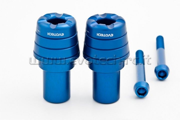 Afbeeldingen van Trillingsdempers Evotech MV Agusta F4/ Brutale 675/ 750/ 800/ 910/ 1098 F3 2012--Blauw