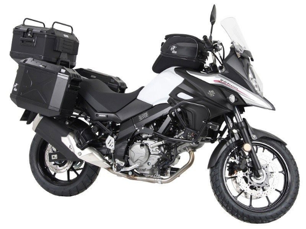 Afbeeldingen van Kofferrek zwart Lock-it Hepco&Becker Suzuki DL650 / XT '17-