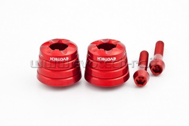 Afbeeldingen van Trillingsdempers Evotech diverse modellen Aprilia/ Honda/ Suzuki-Rood