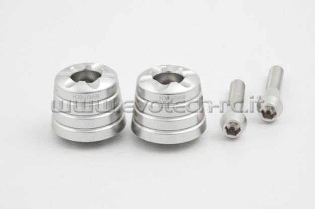 Afbeeldingen van Trillingsdempers Evotech diverse modellen Aprilia/ Suzuki-Zilver
