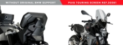 Afbeeldingen van Vervangingsruit naked bike Puig BMW F900R '20- (voor model zonder originele steun) transparant