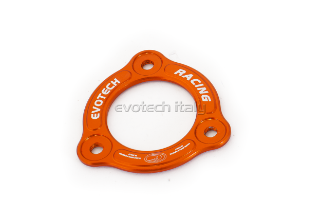 Afbeeldingen van Koppeling drukplaat aluminium Evotech voor diverse KTM motoren-Oranje