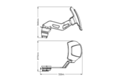 Afbeeldingen van Achterspatbord Single Swing Arm Puig mat zwart BMW F750GS '18- / F850GS / Adv '18-