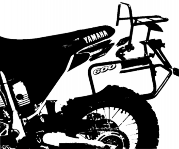 Afbeeldingen van Kofferrek zwart Hepco&Becker Yamaha TT600R/ RE '98-
