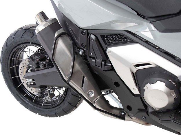 Afbeeldingen van Uitlaatbeugel zwart Hepco&Becker Honda X-ADV '21-24