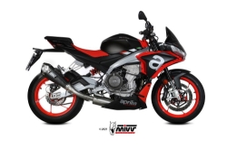 Afbeeldingen van MIVV Full System met Delta Race carbon Aprilia RS660 / Tuono 660 '21- (hoge montage)