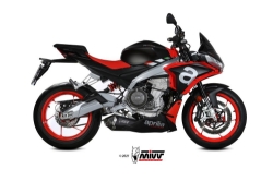 Afbeeldingen van MIVV Full System met Delta Race zwart Aprilia RS660 / Tuono 660 '21- (lage montage)
