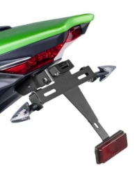 Afbeeldingen van Kentekenplaathouder zwart Puig Kawasaki Z1000 / Z1000R / Z1100