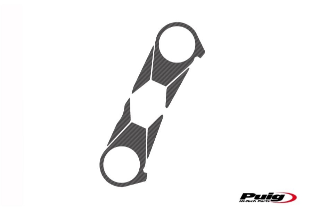 Afbeeldingen van Kroonplaatcover model X-TREME Puig voor Kawasaki ZX-10R '06-'10