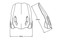 Afbeeldingen van Vervangingsruit touring Puig Triumph Tiger 850 Sport/ Tiger 900-donker getint