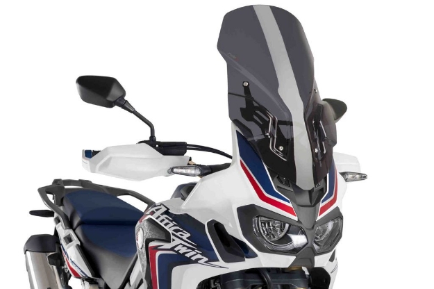 Afbeeldingen van Vervangingsruit touring donker getint incl. M.E.M. systeem Puig Honda CRF1000 '16-19