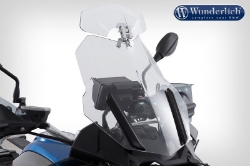 Afbeeldingen van Wunderlich Screen Deflector VARIO-ERGO 3D+ diverse BMW modellen - clear