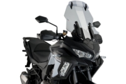 Afbeeldingen van Vervangingsruit touring met opzetruitje licht getint Puig Kawasaki Versys 1000/ 1100