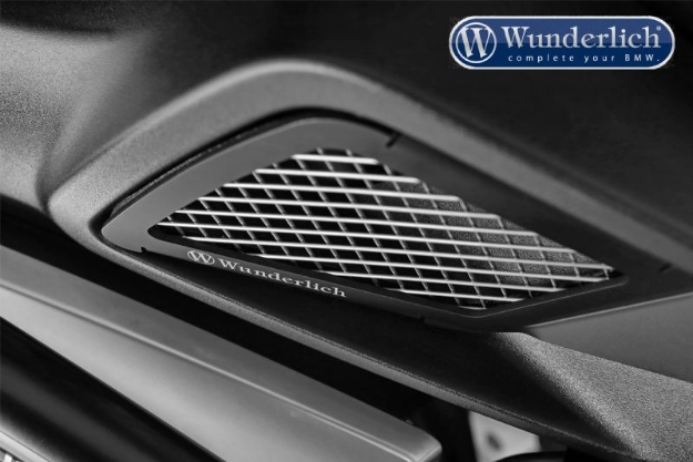 Afbeeldingen van Air intake grill set BMW R1200GS LC '13-'16 - black Wunderlich