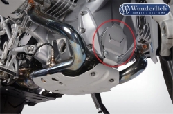 Afbeeldingen van Engine housing protection diverse BMW modellen - silver Wunderlich