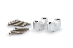 Afbeeldingen van Stuurverhogers 30mm Puig voor 28mm stuur -zilver