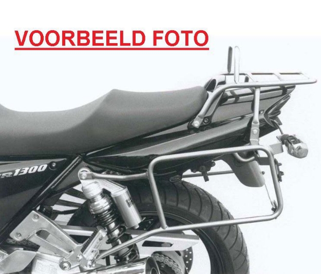 Afbeeldingen van Kofferrek zwart Hepco & Becker Yamaha FZR750/1000 '87-'88