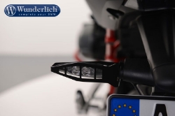 Afbeeldingen van Indicator protection long rear diverse BMW modellen - black Wunderlich