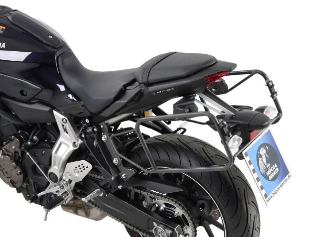 Afbeeldingen van Kofferrek antraciet Lock-it Hepco&Becker Yamaha MT-07 '14-17