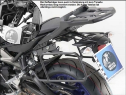 Afbeeldingen van Kofferrek antraciet Lock-it Hepco&Becker antraciet Yamaha MT-09 (met orig. topdrager)