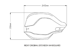 Afbeeldingen van Handkap extensions Puig diverse BMW modellen-licht getint
