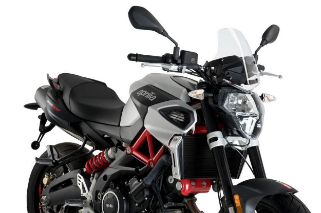 Afbeeldingen van Vervangingsruit naked bike Sport Puig Aprilia SL750 Shiver / 900 - transparant