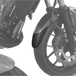 Afbeeldingen van Voorspatbord verlenger zwart Puig Honda CBR500R '13-'21