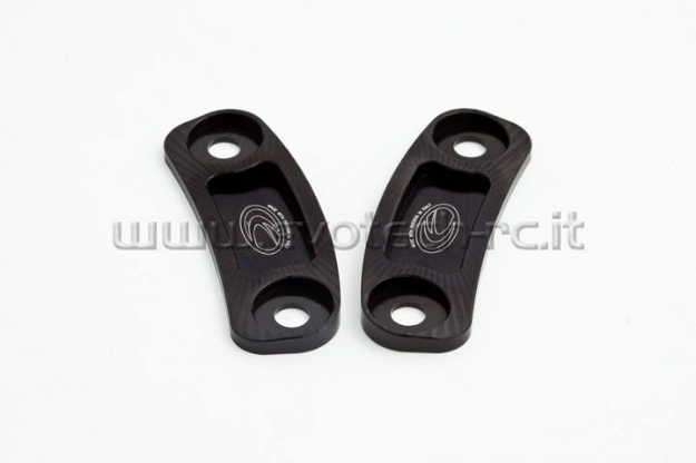 Afbeeldingen van Spiegelafdekplaatjes Evotech Kawasaki ZX10-R 2011--Zwart