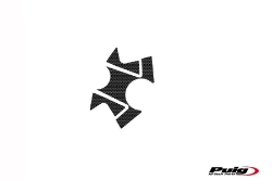 Afbeeldingen van Kroonplaatcover carbon look Puig voor Kawasaki Ninja 300 '13-'15